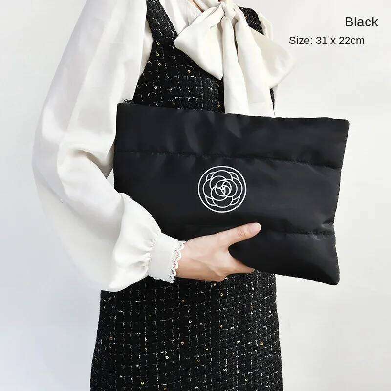 New Women's Cosmetic Large Capacity High-value Makeup Organizer Pouch Lady Portable Clutch Bag Travel Essential toiletry bag Y260206