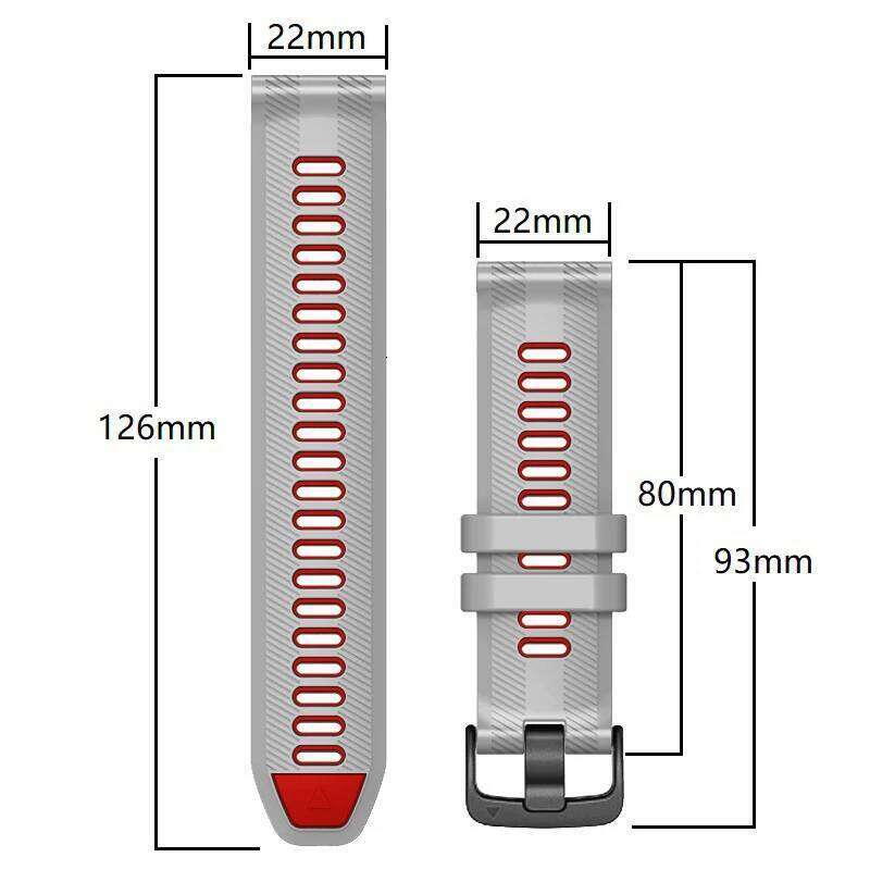 970 Watch Band 22mm Sport Silicone Strap For Garmin Forerunner 965 955 945 935 Replacement Wristbands Bracelet Correa Z260207
