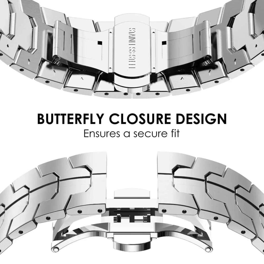 Stainless Steel Strap for Samsung Galaxy Watch 7 5 4 40mm 44mm 6 Classic 43mm 47mm No Gaps Metal Band 5Pro 45mm Quick Bracelet Z260207