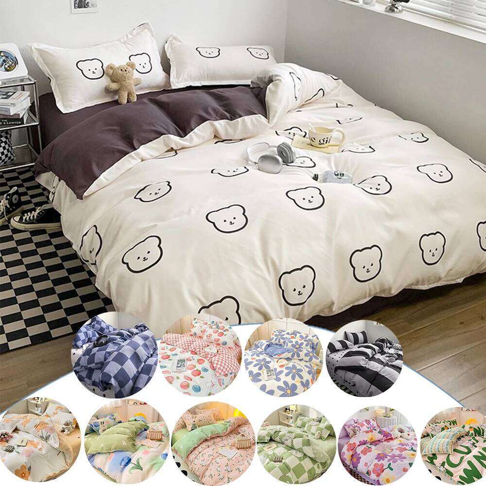 3/4PCS/Set Warm Duvet Various in Autumn Winter Spring Soft Bedding Covers Suitable for All Seasons Bed Sack XJ260206