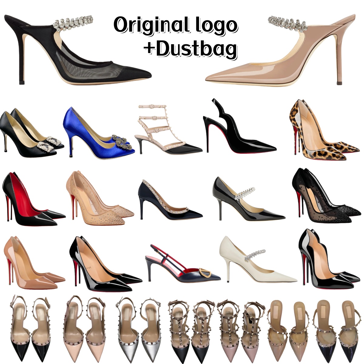 Heel Designer Red Dress Shoes Women Nude Black High Heels 4cm 6cm 8cm 10cm 12cm Luxury Pointed Toes Patent Leather Sandals 2026 Brand Pumps With Dust Bag Size 35-44