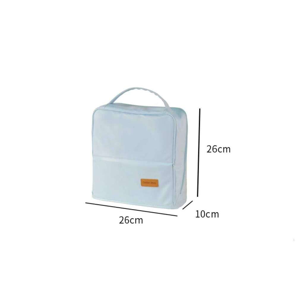 Hanging luggage upright makeup Handheld multifunctional storage Large capacity portable pencil case cosmetic bag Y260206