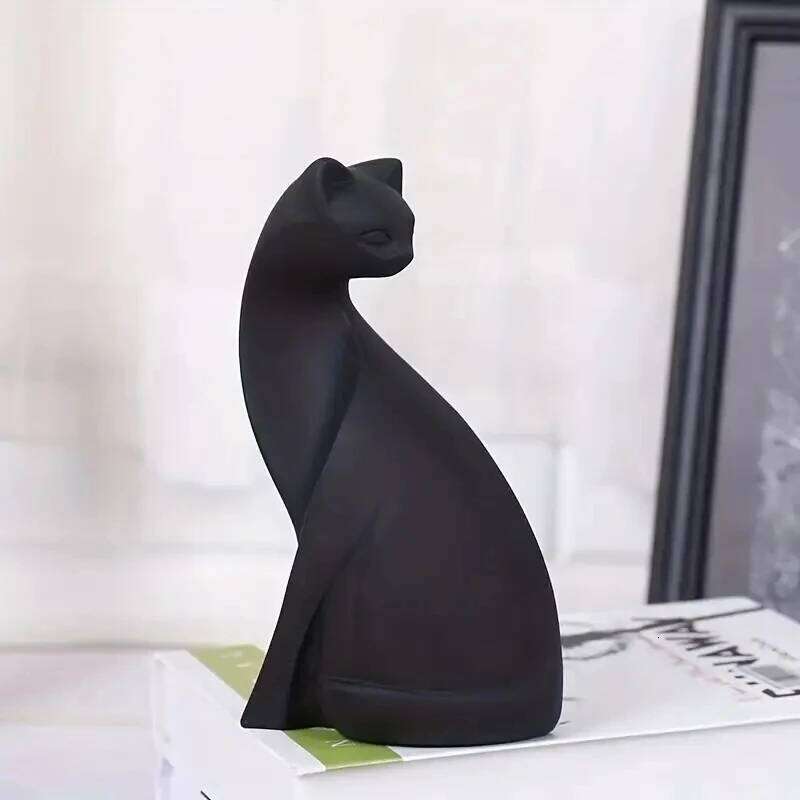 Resin Couples Cat Statues for Decorations Animal Figurine European Creative Wedding Gift Decorative Home Decor Sculpture S260204 3fc