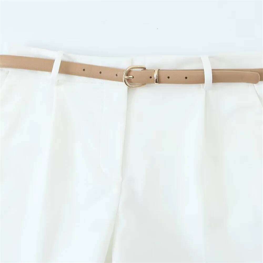 2025 RARA summer new women's clothing fashion temperament casual loose fitting belt simple commuting solid color shorts XJ260206