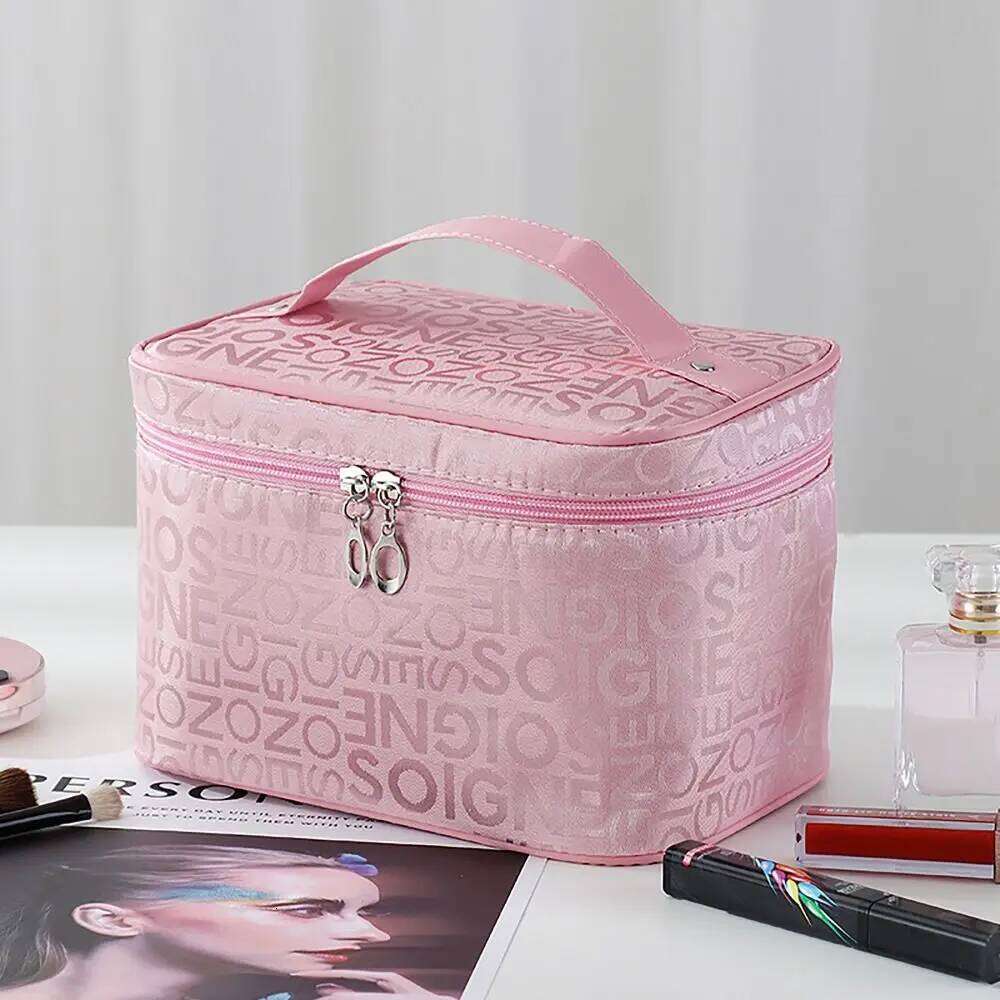 Portable Storage Organizer Bag Large Capacity Makeup Accessory Toiletry Handbag Waterproof Cosmetic Pouch Outdoor Y260206