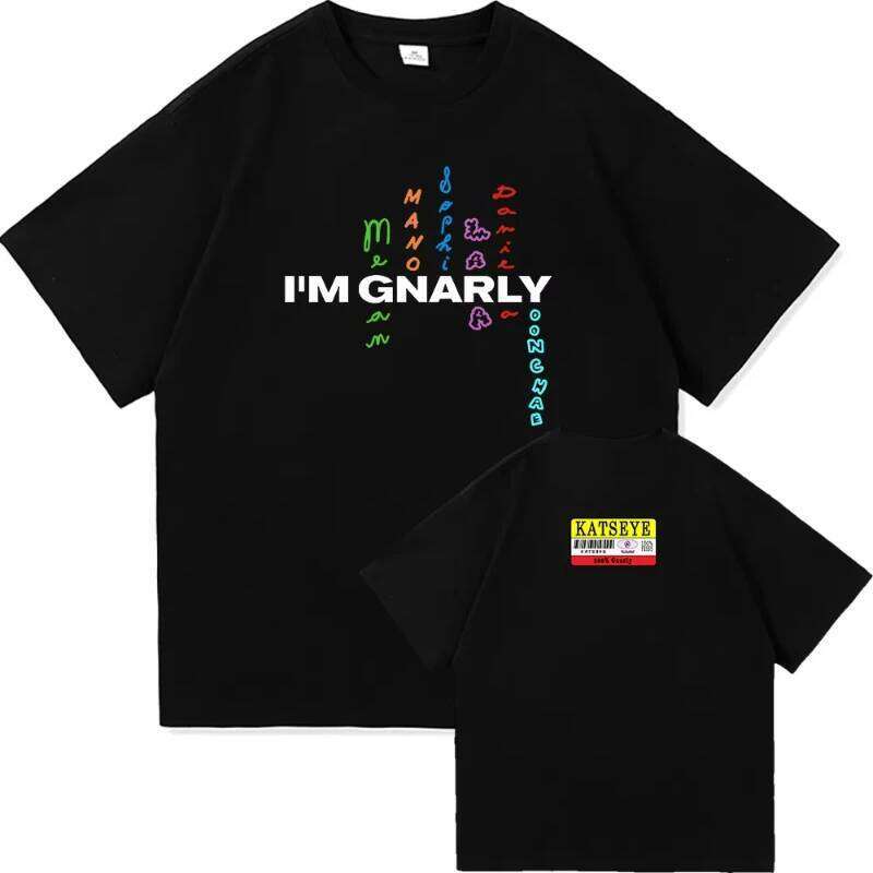 Fashion 2025 TShirt KATSEYE-Gnarly Men/Women Clothing Vintage Y2K Harajuku High Quality Clothes Cotton TShirts Tops X260207
