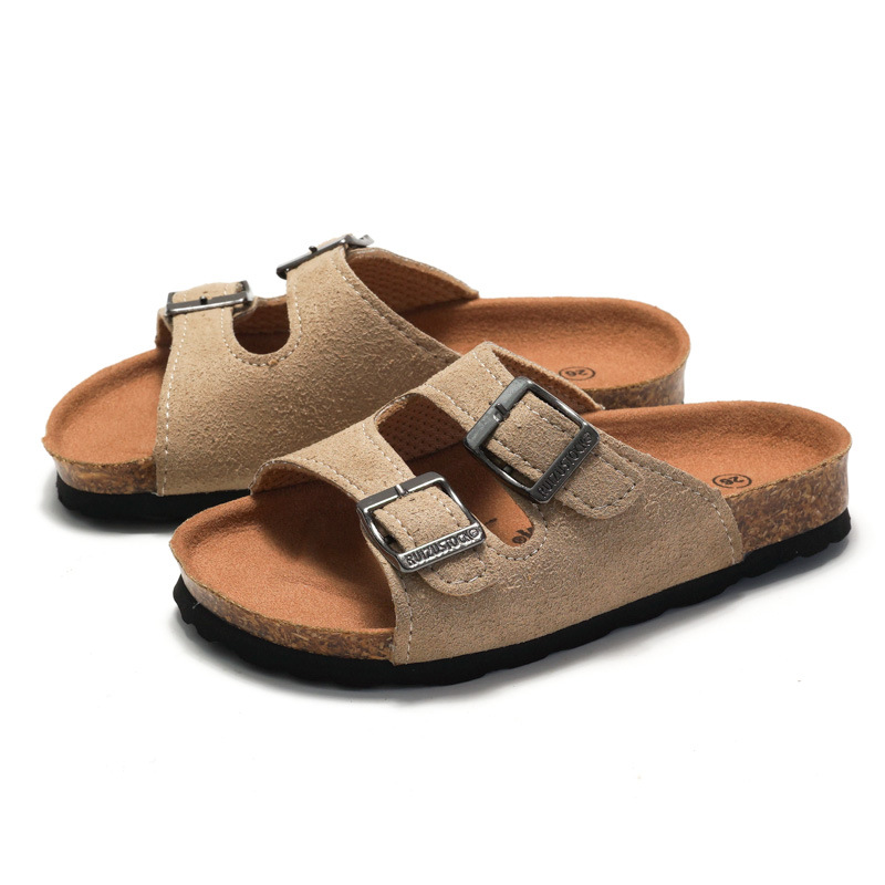 RUIZUSTOCK hot Free shipping Grip Sole 2026 children adult cork slippers in a straight drag
