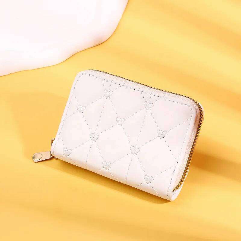 Fashion Short Wallets PU Leather Women Hasp Small Wallet Coin Purse Ladies Card Holder Pouch Organ card bag Y260206