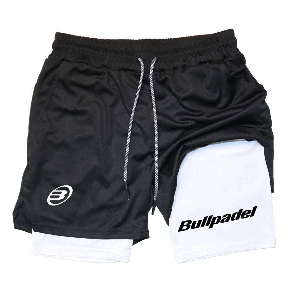 2025 New Men's Trousers Outdoor Running Padel Sport Shorts Summer Male Breathable Tennis Quick-Drying BadmintonSportwear C260206