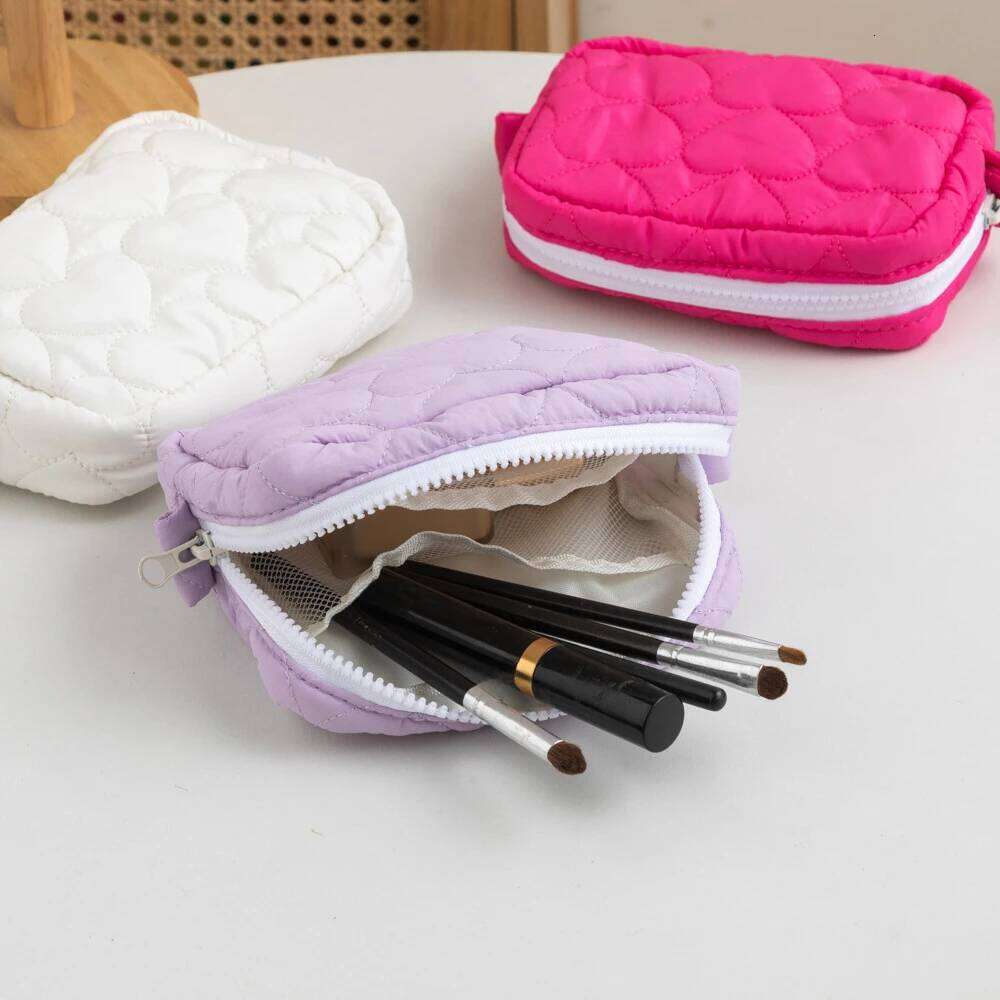 New Flower Pattern Women Makeup Toiletries Organizer Zipper Travel Wash Pouch Cosmetic Bag Female Make Up Bags Y260206