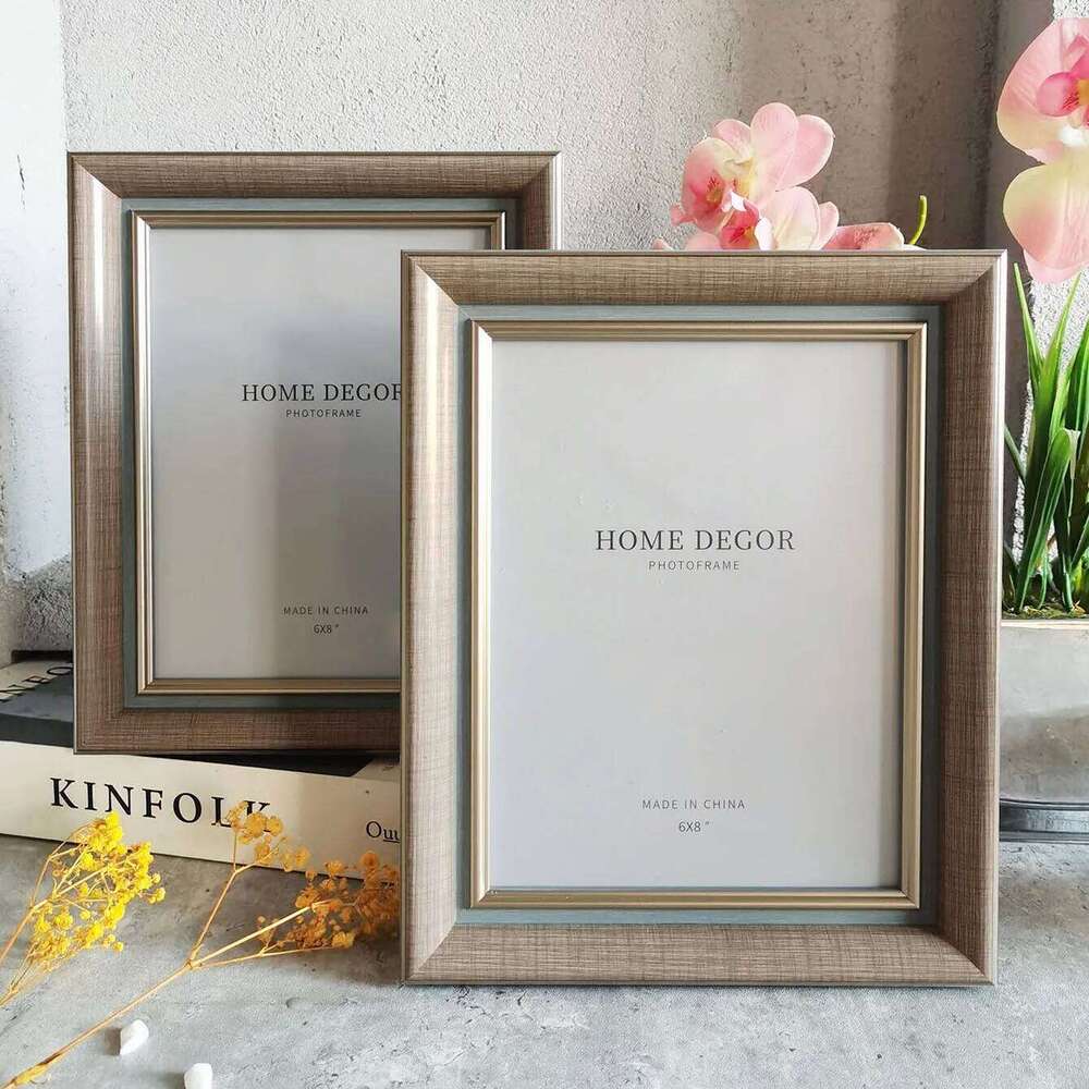2pcs Photo Frames Set-10X15/15X20/20X25cm Picture Franes for Wall & Tabletop Home Decor Commemorative Gift Birthday Housewarming S260205 7d2