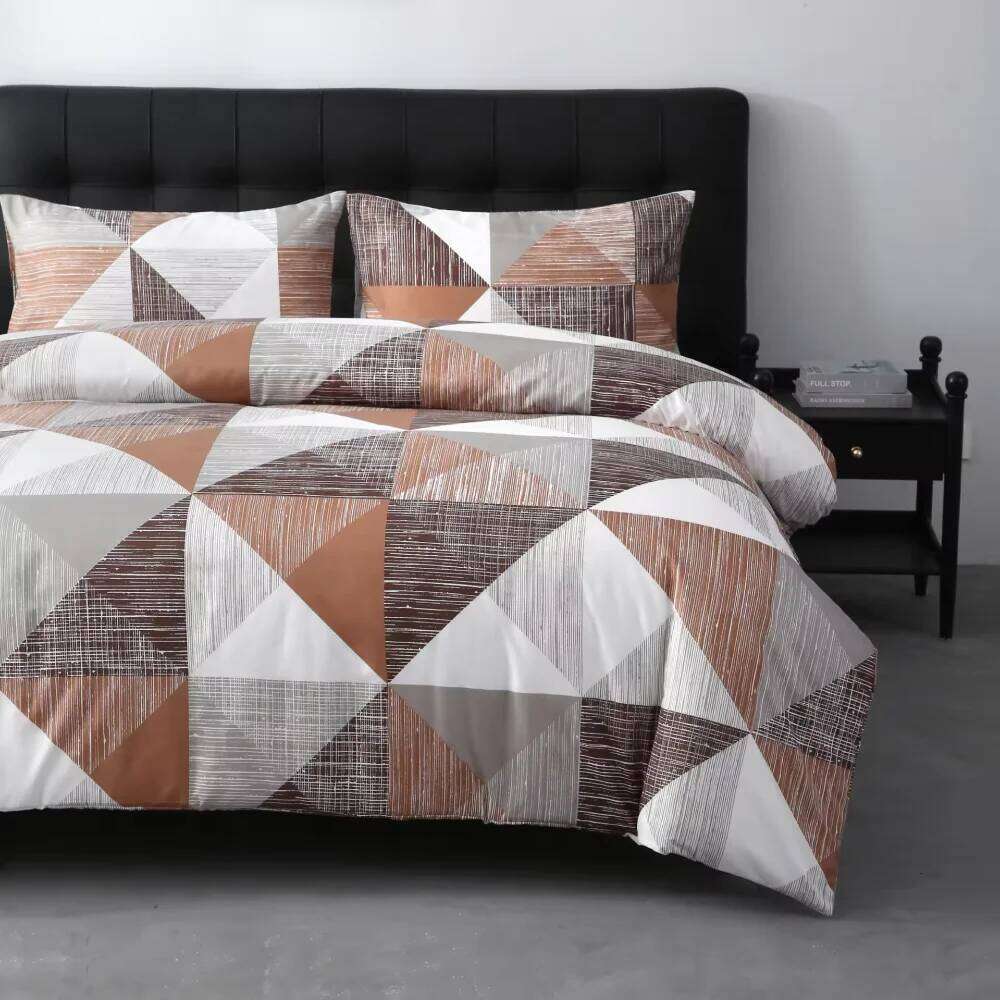 2/3pcs Abstract Printed Polyester Soft and Breathable Duvet Set, 1 Quilt Cover + 1/2 Pillowcases No Sheet Included XJ260206