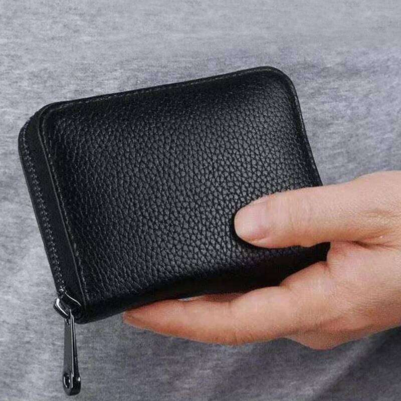Unisex PU Leather Bags Multi-card Cards Holders Purse Bag Business Bank ID Bus Credit Card Holder Coin Pouch Wallets Y260206