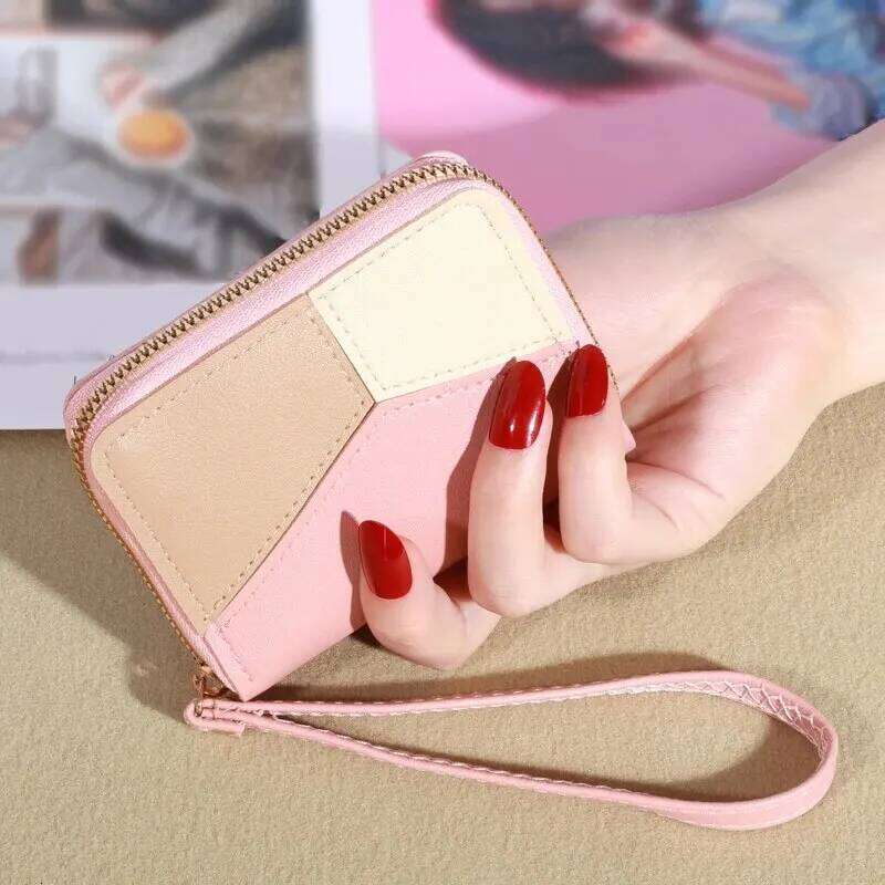 2023 New Small Women's Short Zipper Handbag Personalized Student Cute Mini Fashion Zero Wallet Y260206