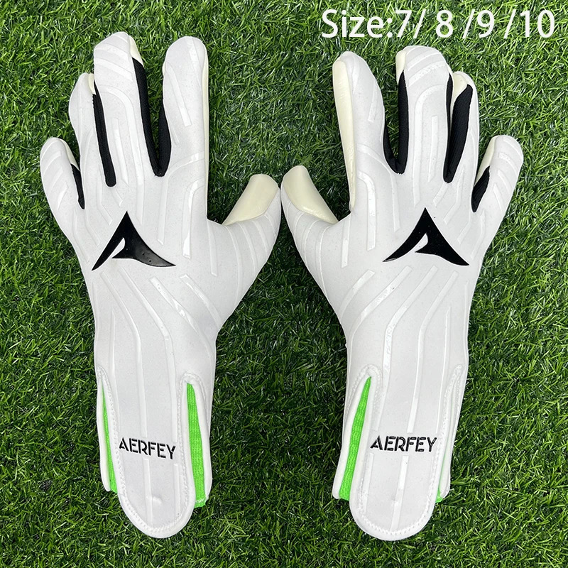 AERFEY Football Soccer Goalkeeper Gloves Thickened latex 4 mm Adults Teenager Goalkeeper Soccer Goalie Gloves Good adhesion 260203