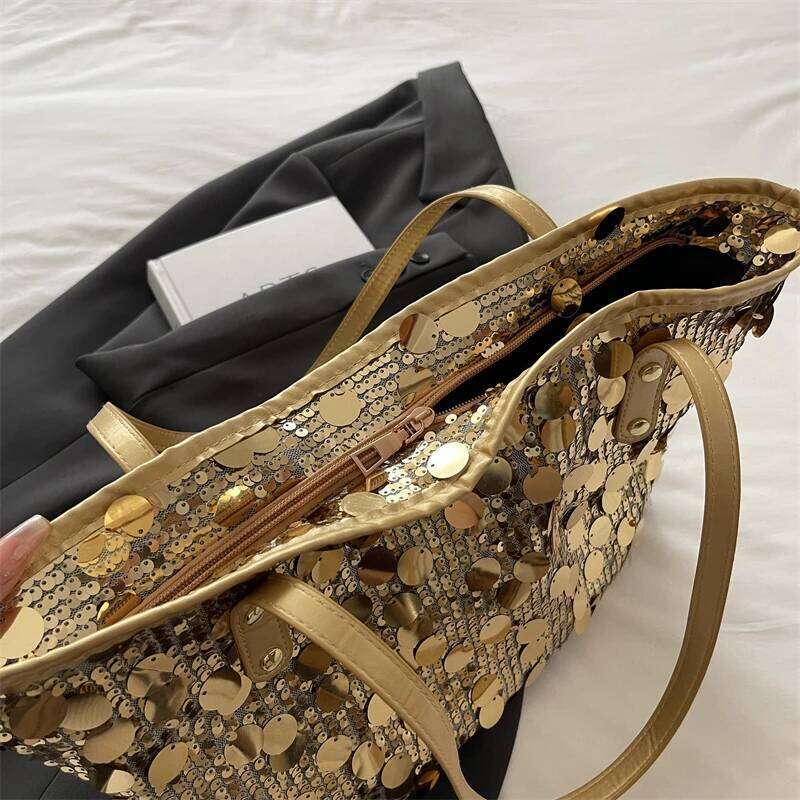 2025 Fashion Women's Sequin Evening Bag Clutch Glitter Gold Silver Party Purse for Wedding Dinner Prom Ball Gift Handbag Z260207 - view 4