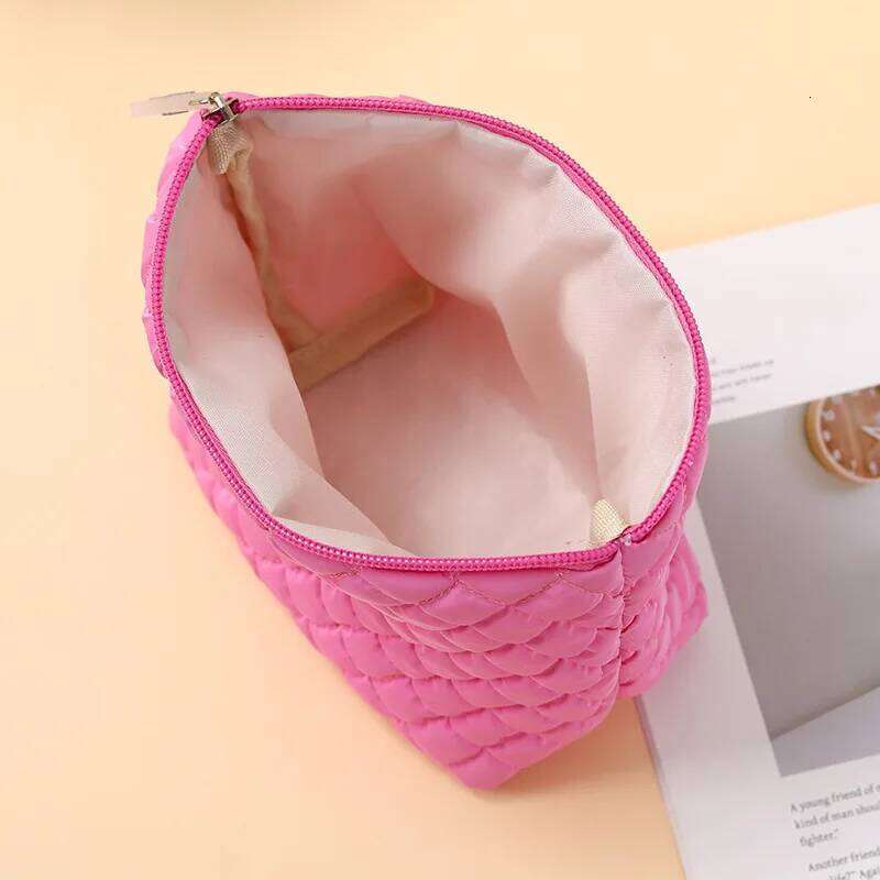 Cute Girls Bubble Makeup Storage Fashion Travel Organizer Lipsticks Cosmetic Pouch Women Portable Zipper Mini Bag Handbag Y260206