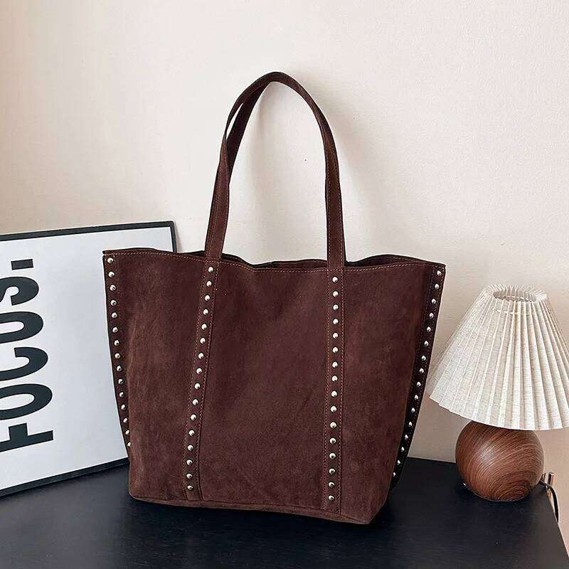 Fashion Microfiber Solid Sewing Shoulder Bags 2025 High Quality Retro Sweet Handbags Brand Sequined Large Capacity Bag for Women Z260207 - view 4
