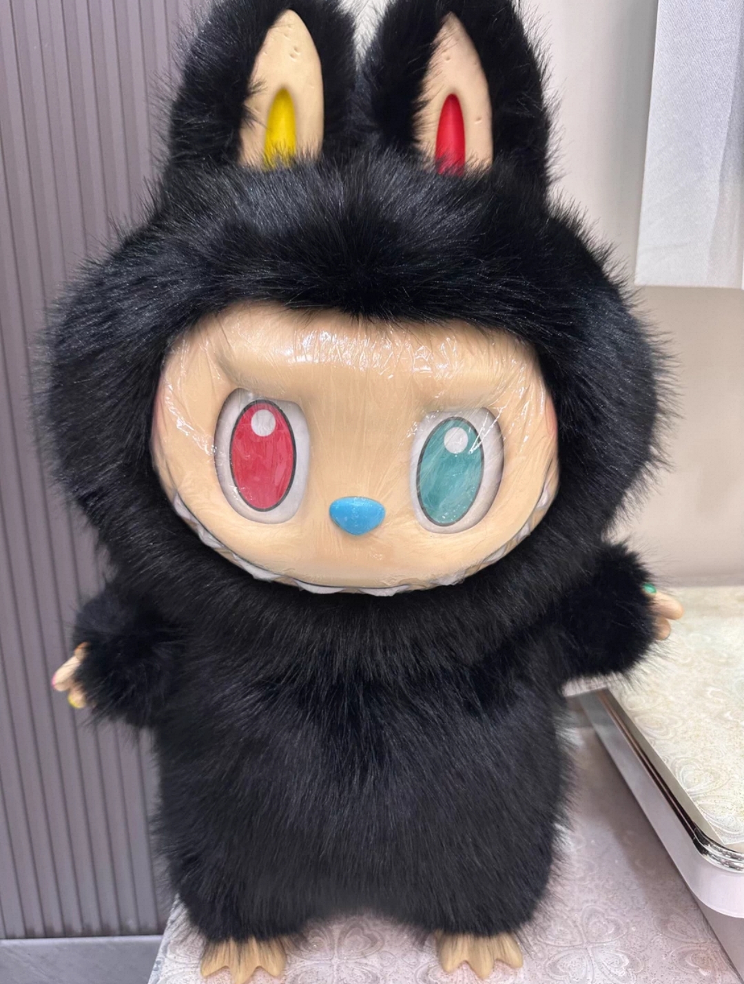 58CM 38CM 17CM the Monsters LABUBU 10th Anniversary Series Zimomo Vinyl Plush Doll Big LABUBU