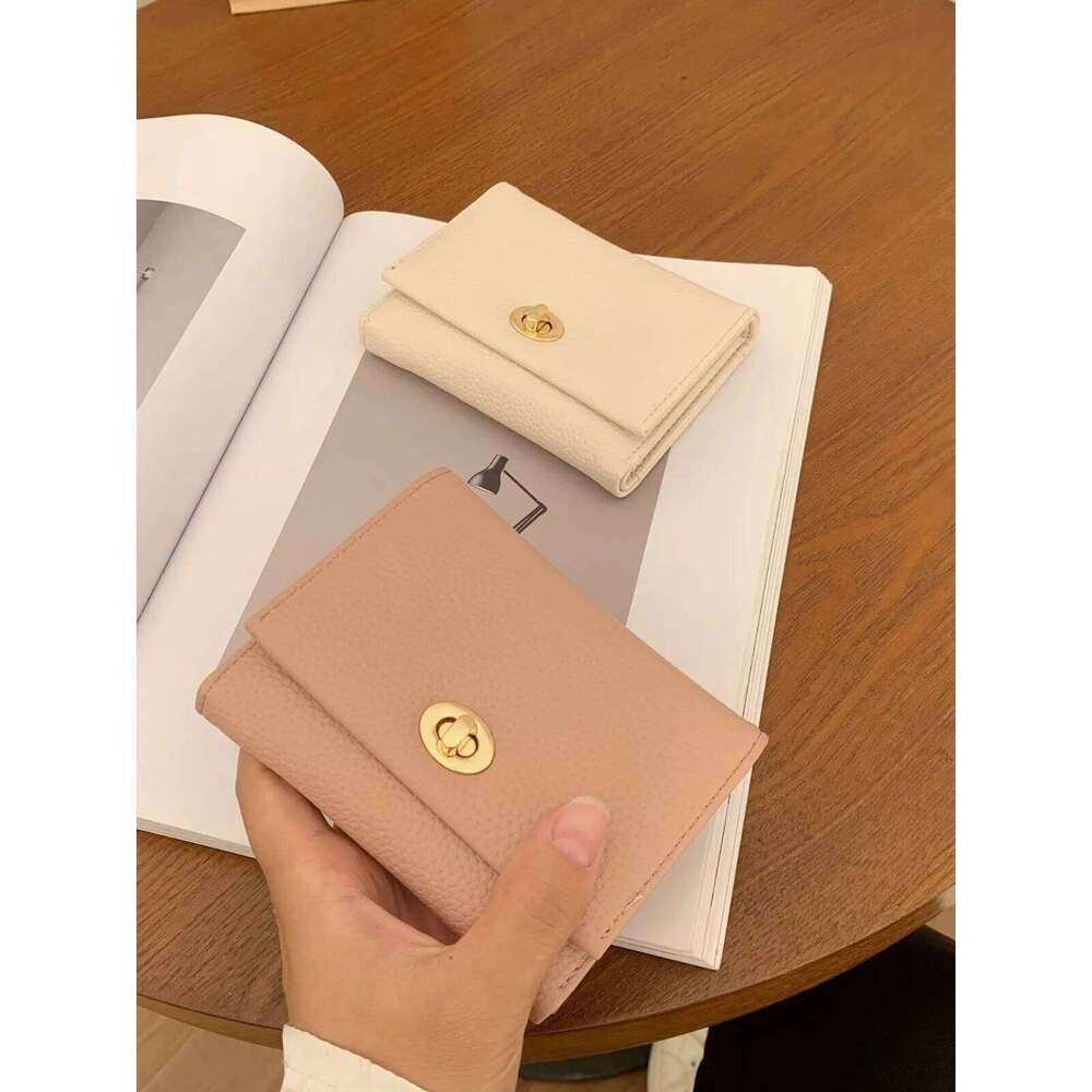 Exquisite Black Women's Wallet - Cool Style Compact Holder Wallet, Multiple Card Slots And Short Wallets Y260206