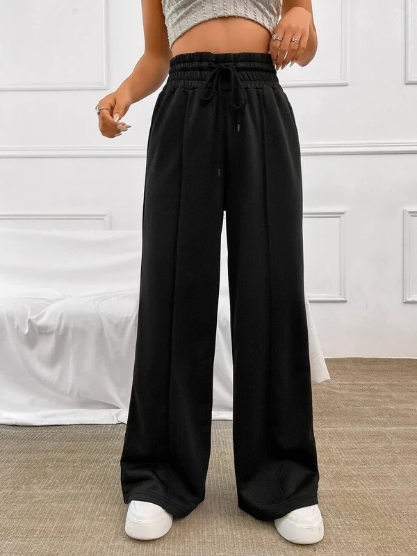 Womens Sweatpants Autumn 2025 New Straight Loose Fit Wide Leg Pants Outdoor Dance Casual Long Pants - view 9