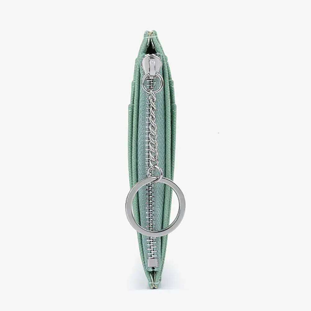 Multi Slot Coin Purse Mini Wear-resistant PU Leather Card Wallets Zipper Wallet Money Bag Students Y260206