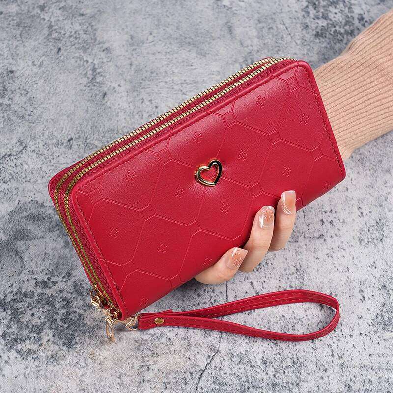 Personality new purse girls long double zipper wallet luxury Japan and South Korea fashion large capacity clutch bag 20% Y260206