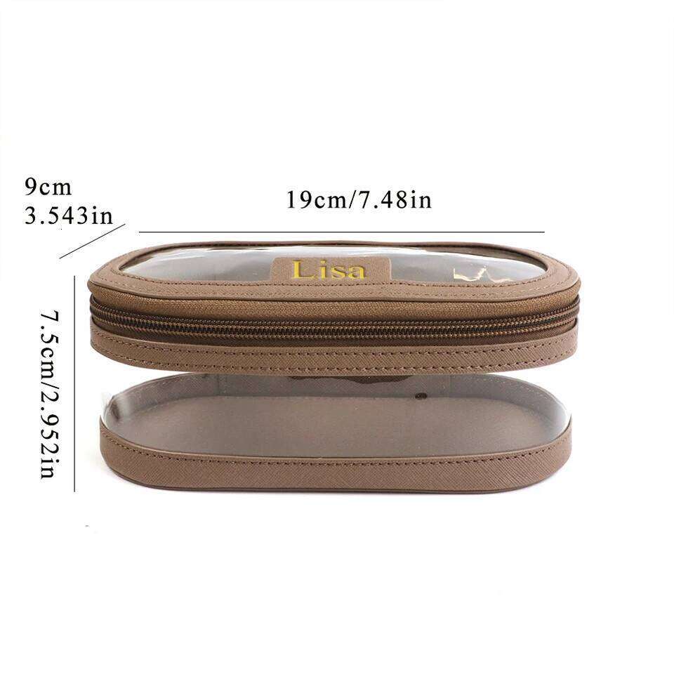 Customized multi-color PU leather PVC washroom with large storage capacity and waterproof makeup bag Y260206