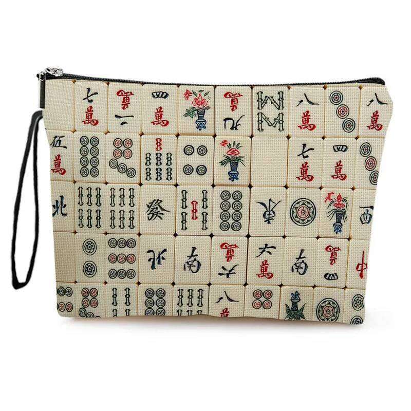 Wholesale Print Women's Lipstick Makeup Zipper Pouch Handbag Multi-functional Cosmetic Storage Bag Y260206