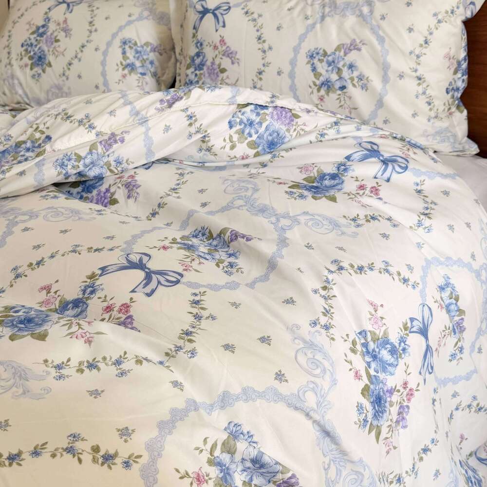 3pcs Brushed Bedding Pillowcase Set Skin Friendly Breathable Duvet Cover Pillowcases -HZ XJ260206