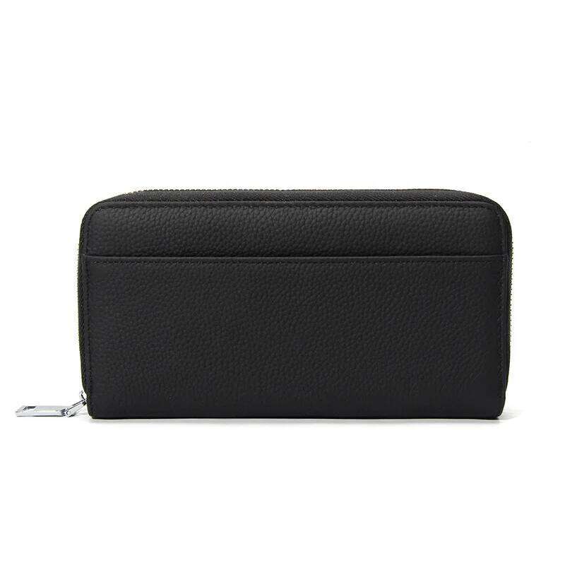 Fashionable Long RFID Leather Women's Wallet, Large Capacity Multi Slot Phone Bag, Zipper Closure, Multi-pocket Hand-held Wallet Y260206