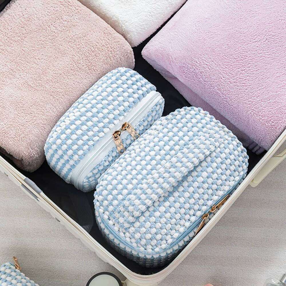 Polyester Makeup Portable Travel Handheld Large Capacity Toilet Multiple Styles Storage Bag Y260206