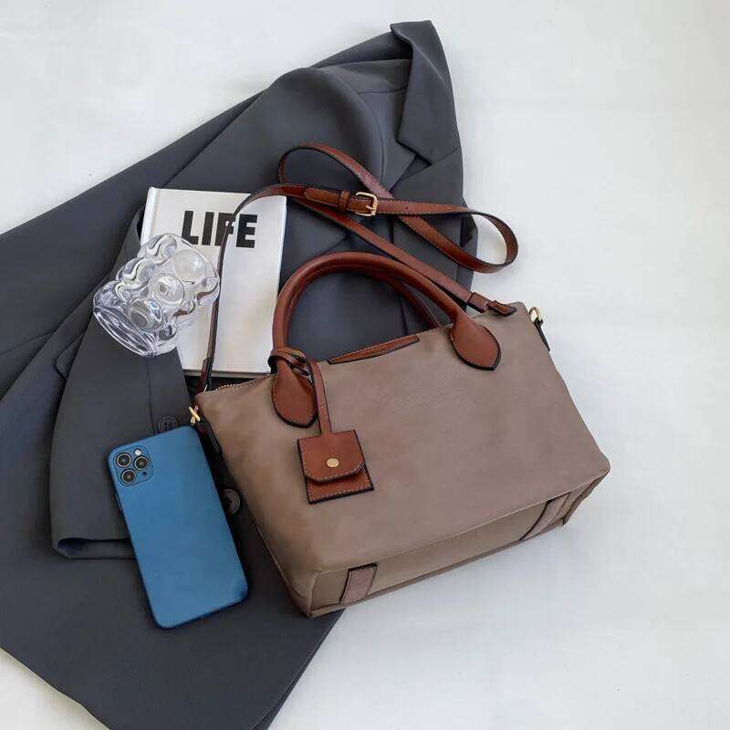 Fashion Casual Tote Waterproof Nylon Shoulder Commuting Handbag Crossbody Large Capacity Women'S Bag Z260207 - view 3
