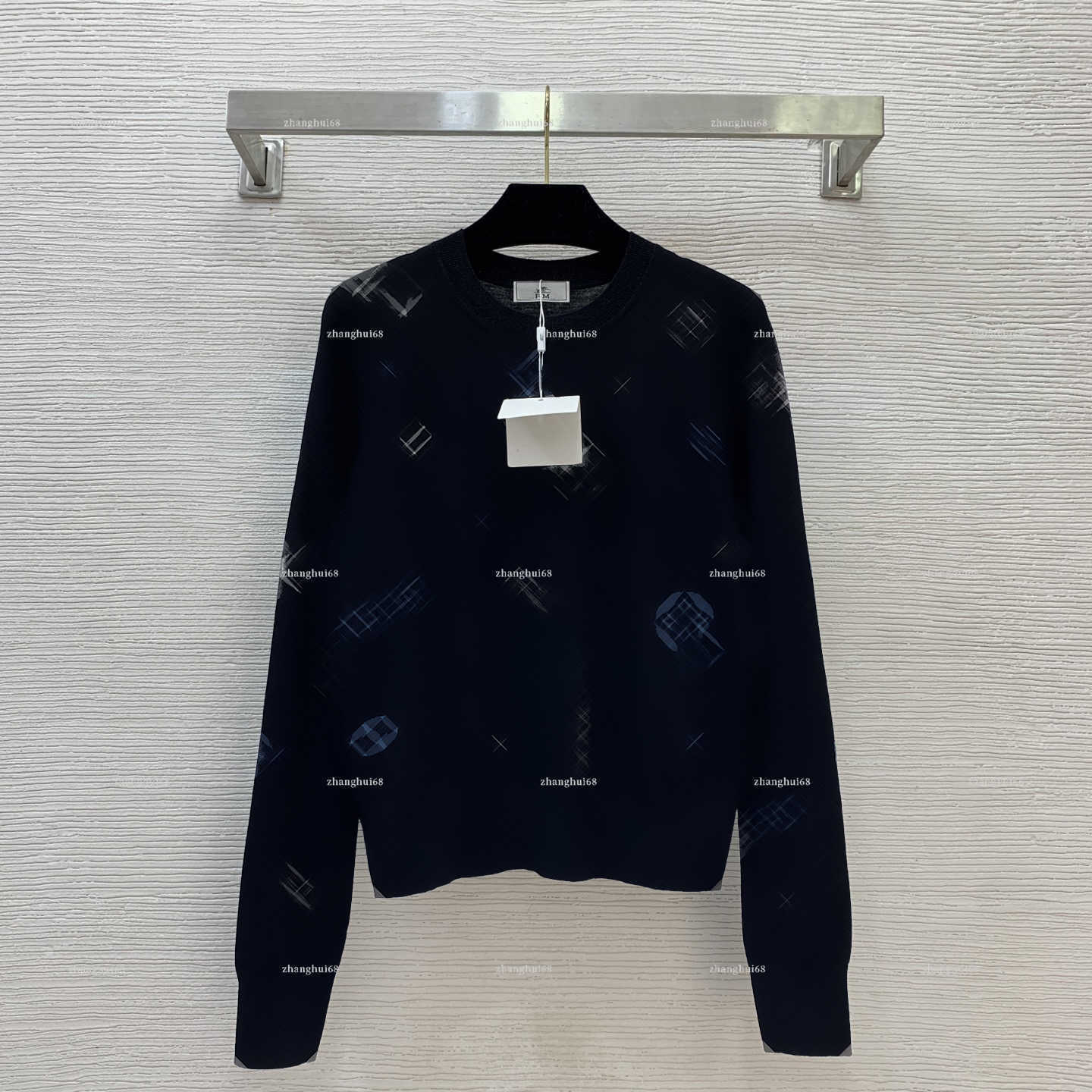 Fashion Crew neck women coat spring lady cardigan women designer clothes jacquard slim-fit pullover long-sleeve lightweight knit sweater A691X14N066