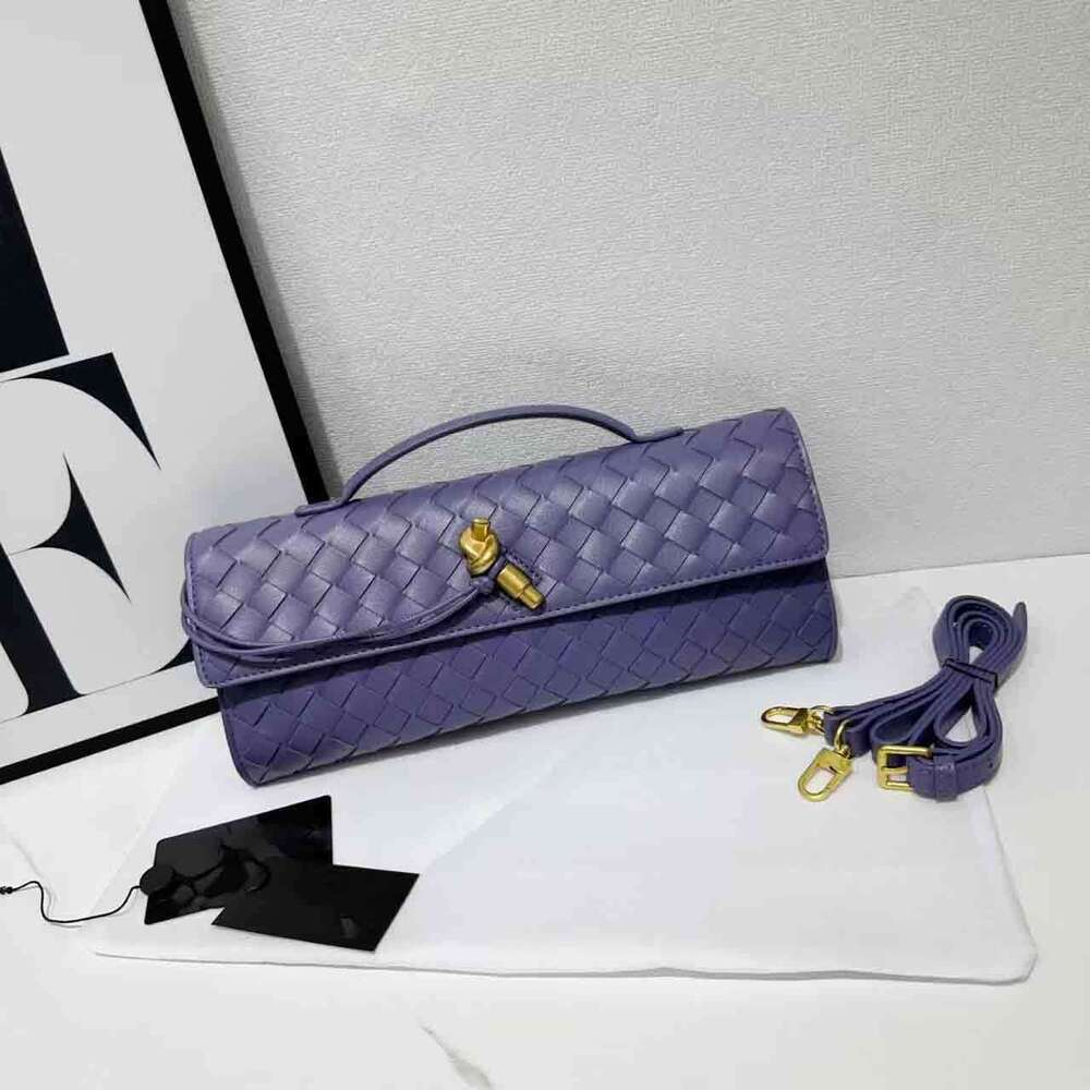 Famous brand Luxury shoulder bag Hobo leather rectangular women s new handbag woven underarm Niche phone high end single horizontal SENYY