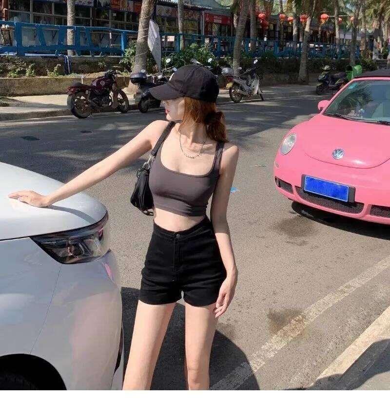 Y2k for Woman Jorts Coquette Women's Denim Shorts Summer Clothes Low Rise Flared Jeans Lifts Buttocks Shoujo Girl Style XJ260206