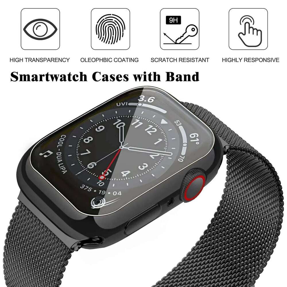 Milanese loop For Apple Watch straps 45mm 44mm 40mm 41mm 42mm-46mm correa bracelet iwatch series 8 7 6 5 SE 9 11 10 Ultra 2 49mm Z260207