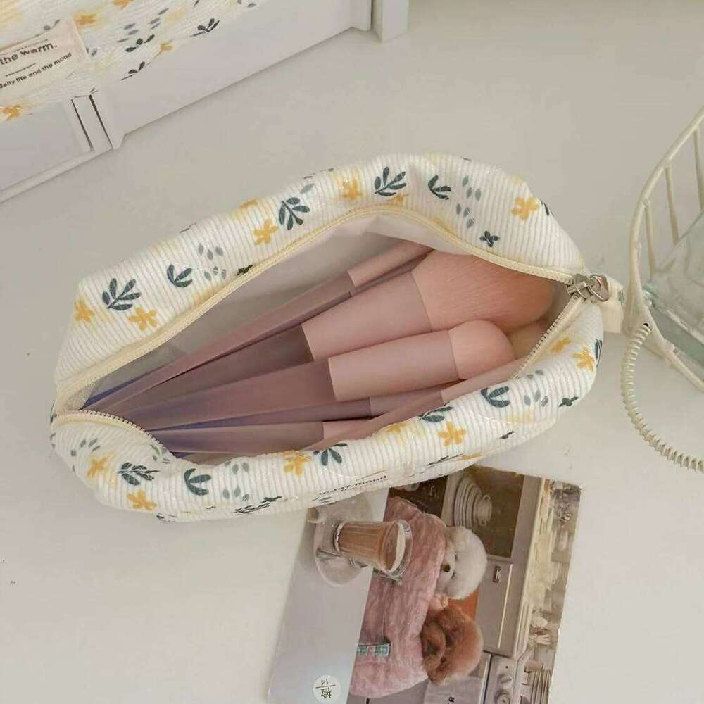 Makeup Brush Case Set of Bags Tote Travel Cosmetics Make Up Organization Quilted Pouch Women Toiletry Bag Y260206