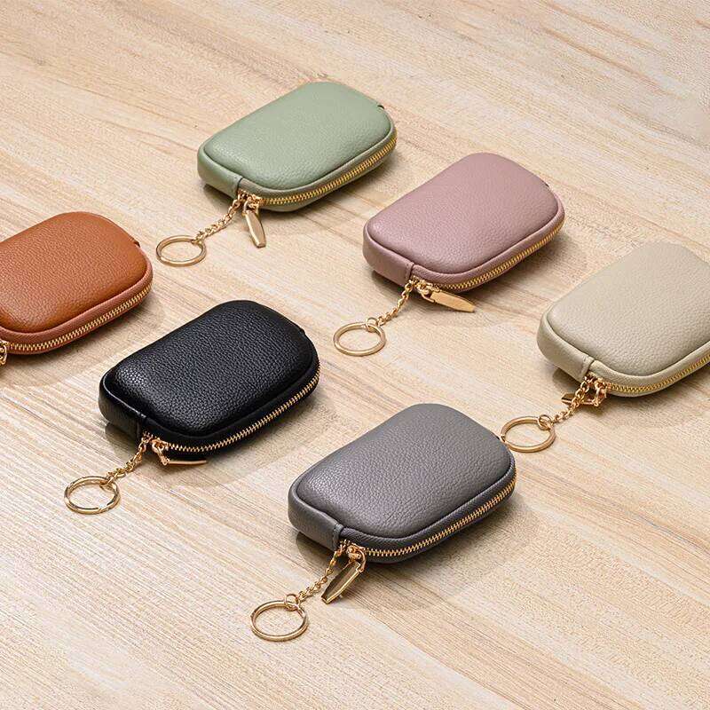 Cross-Border Hot Sale 2023 New Women's Cute Purse Coin Mini Cosmetics Headphone Bag Keychain Y260206