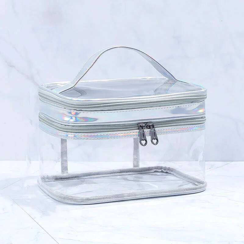 Travel Toiletry Cosmetics Bag, Multi-Layer Cosmetic Case, Travel, Makeup, Desktop Other Waterproof and Moisture-Proof, Design, Capacity Can Be Used fo