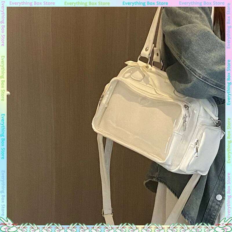 Anime Two-Dimension Japanese Uniform Jk Shoulder Large Capacity Crossbody Versatile Badge Display Bag Doll Itabag Y260205