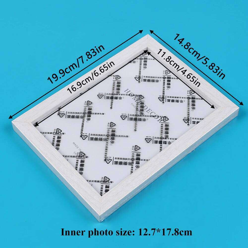 Wooden Photo Frame Simple Picture Frames Tabletop Display Wall Mount Home Decor Gift S260205 4d2
