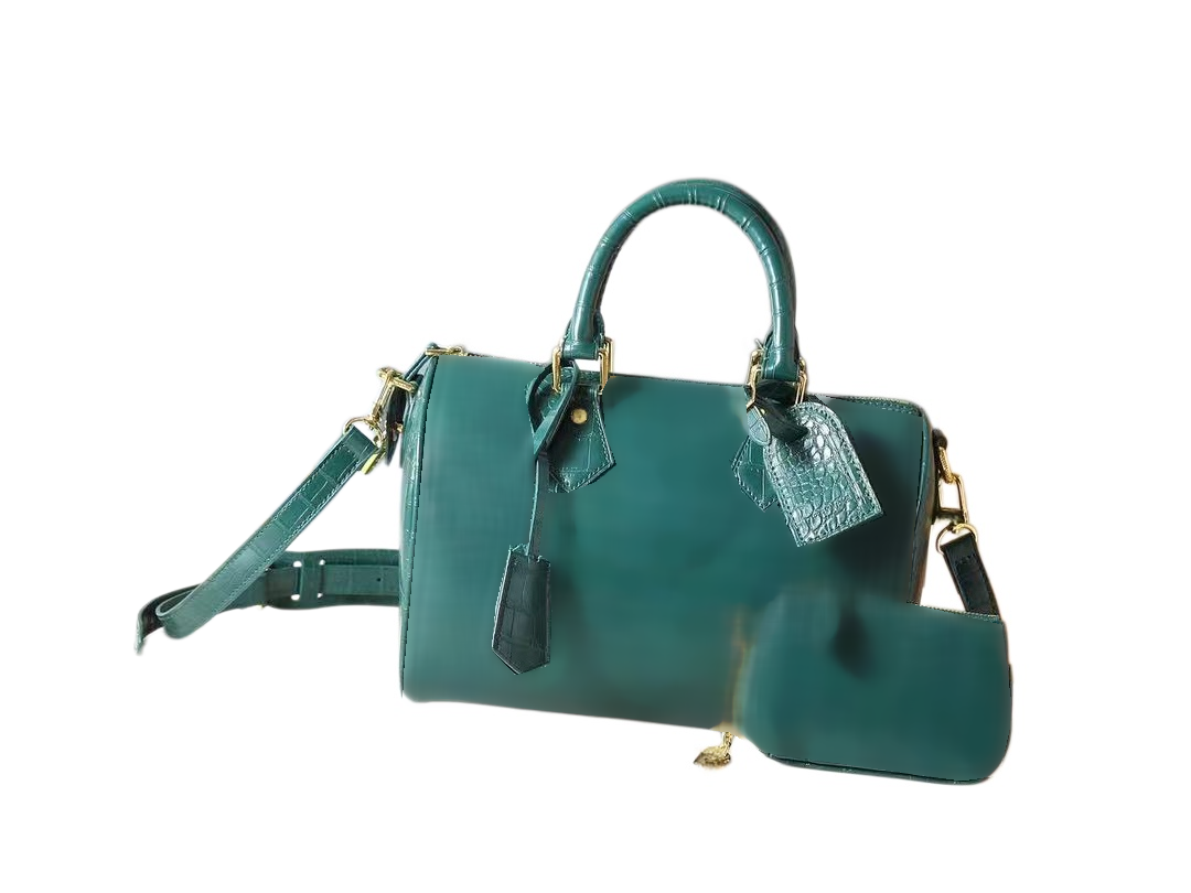 Sophisticated Genuine Leather Shoulder Bag with Versatile Carry Handles