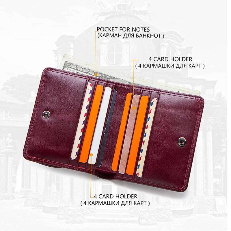Contact's Name Engraving Fashion Mini Wallet Genuine Leather Coin Purse Women Short Wallets Small Money Bag for Ladies Unisex Y260206
