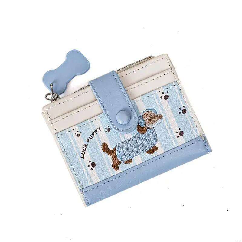 4XFF Pu Ladies Credit Card Holder Money Bag Travel Purses Compact Wallets Y260206