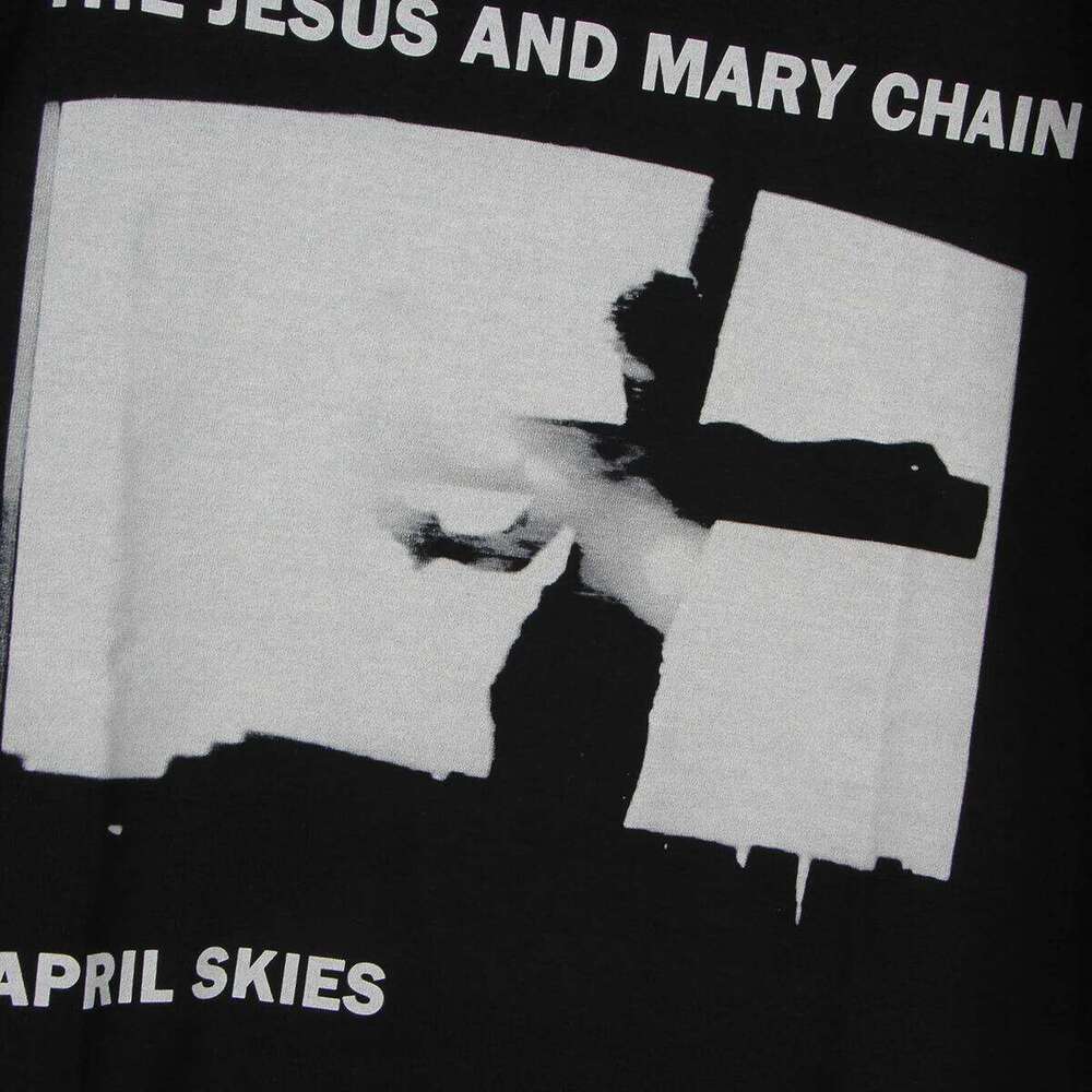 The Jesus And Mary Chain T-Shirt April Skies Indie Rock Shoegaze Post-Punk Band New Order Men's Short Sleeves Shirt X260207