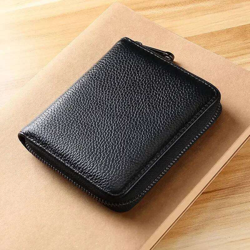 Unisex PU Leather Bags Multi-card Cards Holders Purse Bag Business Bank ID Bus Credit Card Holder Coin Pouch Wallets Y260206