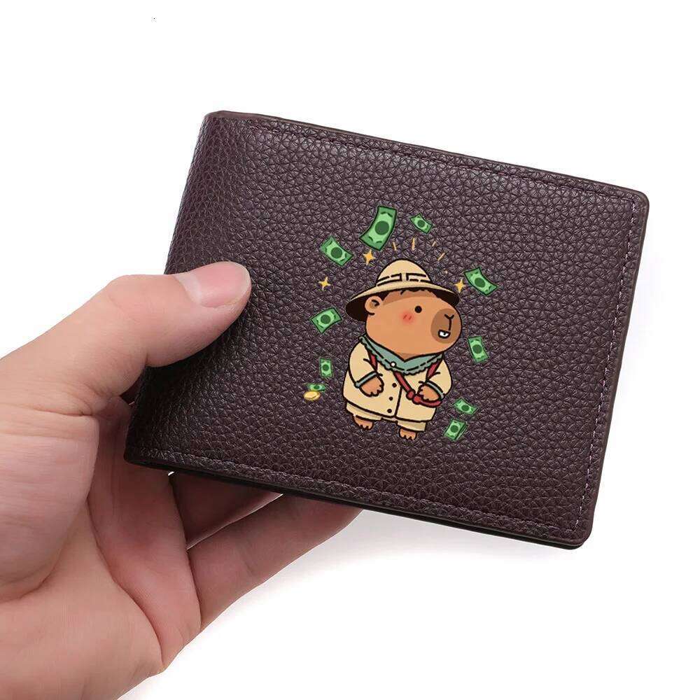 Men's Fashion Mini Ultra-Thin Short Zipper Wallet Multi-Card Slot Credit Card Holder PU Leather Coin Purse Y260206