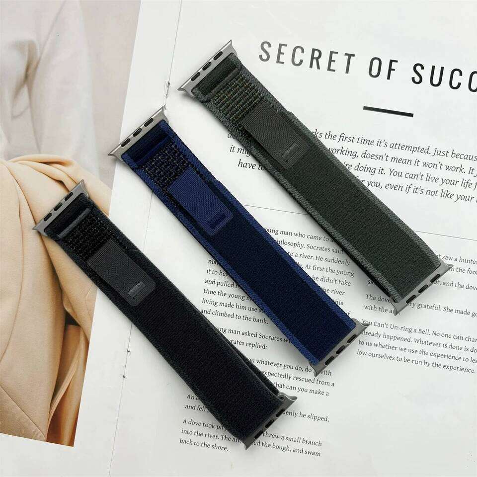 Official Trail loop strap For Apple Watch Ultra 3 2 49mm Band 45mm 44mm 41mm 40mm 38 Bracelet iwatch series 11 10 42 46mm 9876SE Z260207