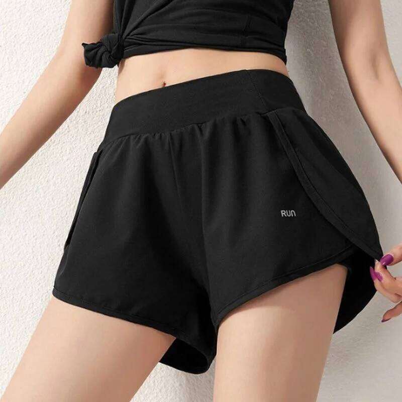 Anti-exposure Shorts Sports Women's Summer Loose Versatile Trendy Five-quarter Running Yoga Pants XJ260206